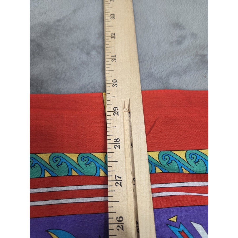 Ginnie Johansen Vintage Square Scarf Native American Southwest Wall Hanging - Picture 6 of 9